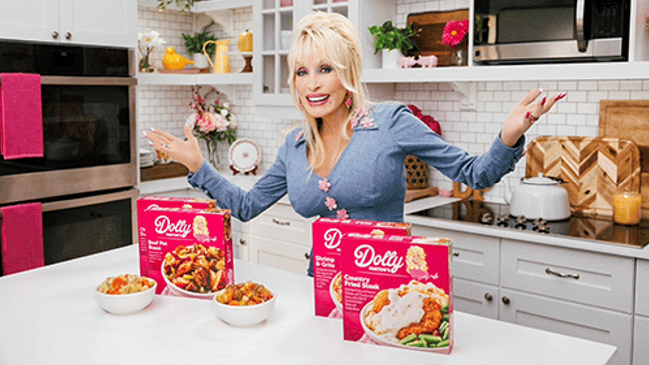 Conagra Brands Dolly Parton's Single-Serve Frozen Meals Teaser