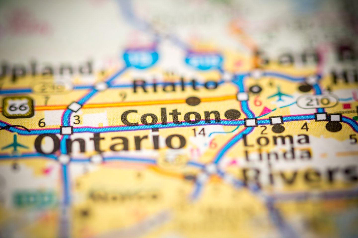 Colton, CA Map Main Image
